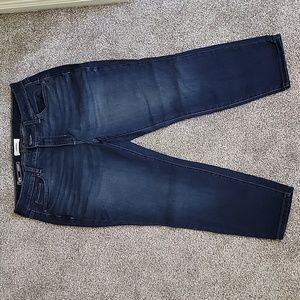 NWOT Sonoma Denim Skinny Jeans in Dark Blue. Size 14 Petite Short
